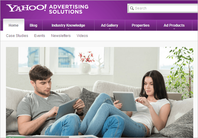Yahoo ads