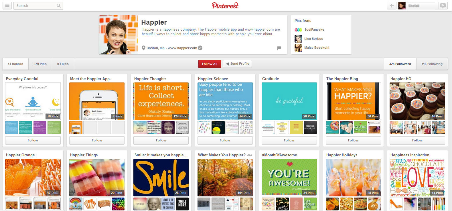 pinterest marketing of mobile app