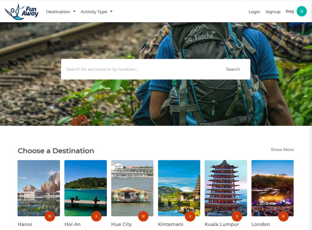 Adventure-Activity-Booking-Search