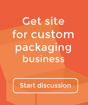 custom packaging website features