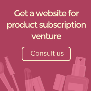 subscription box wesbite features