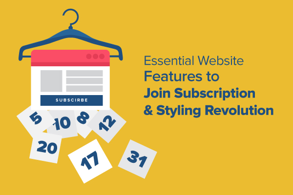 online fashion subscription portal features