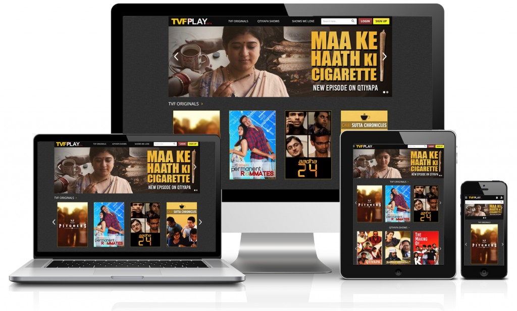 TVFPlay responsive wesbite design