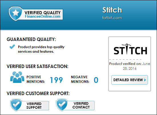 Stitch Review- FinanceOnline
