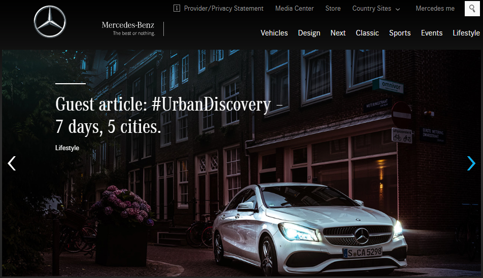 mercedes-website