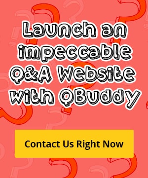 Launch an impecable Q&A website with Qbuddy
