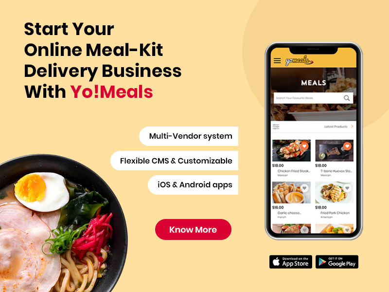 Start Your Online Meal-Kit Delivery Business With Yo!Meals