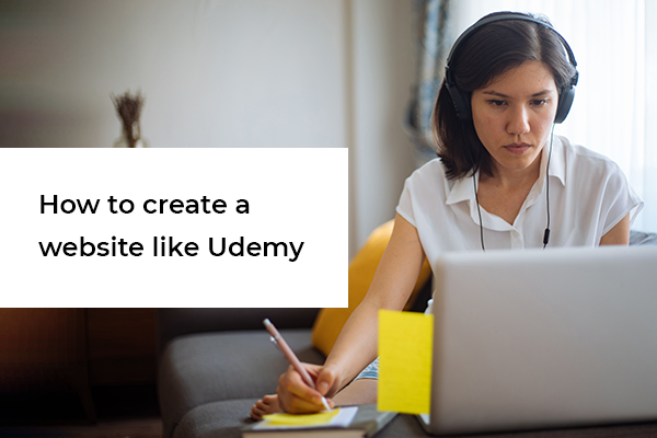How to create a website like udemy