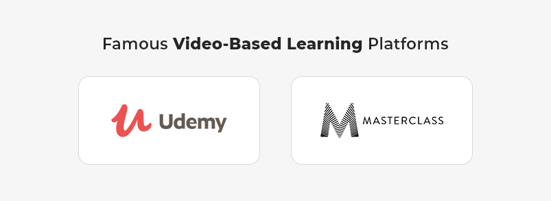 Famous Video-Based Learning platforms