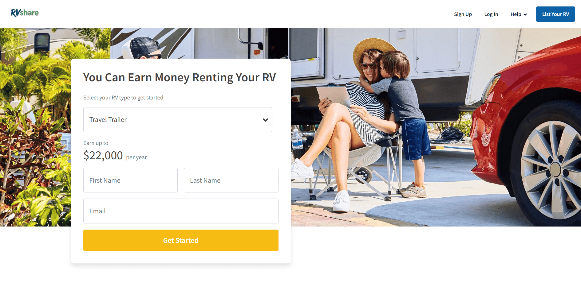 Earn Money Renting - RVShare