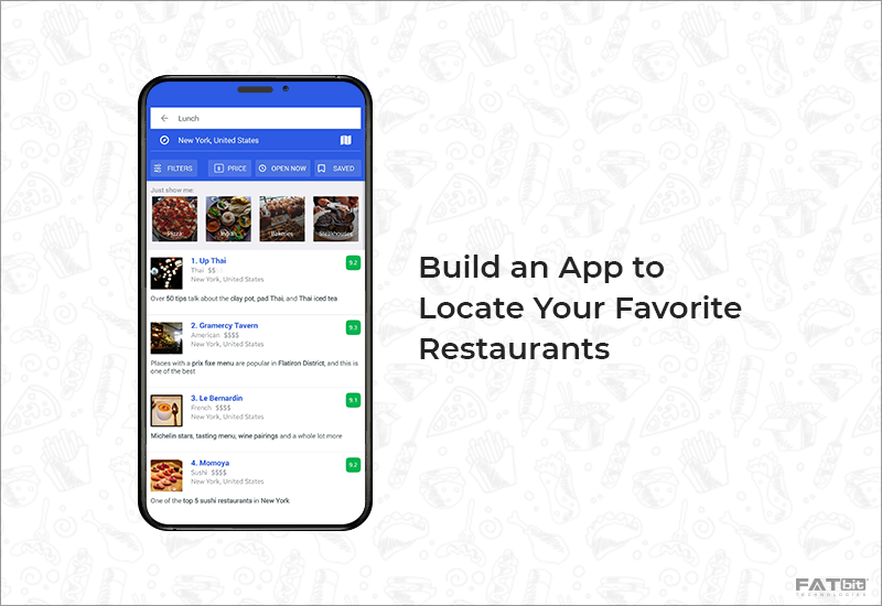 Locate Restaurant App