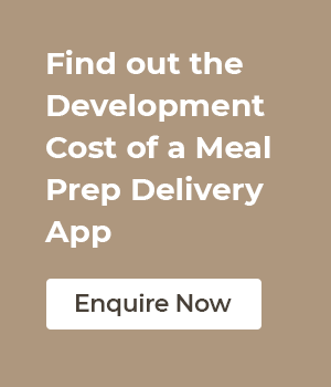 Side CTA - Meal Prep Delivery App