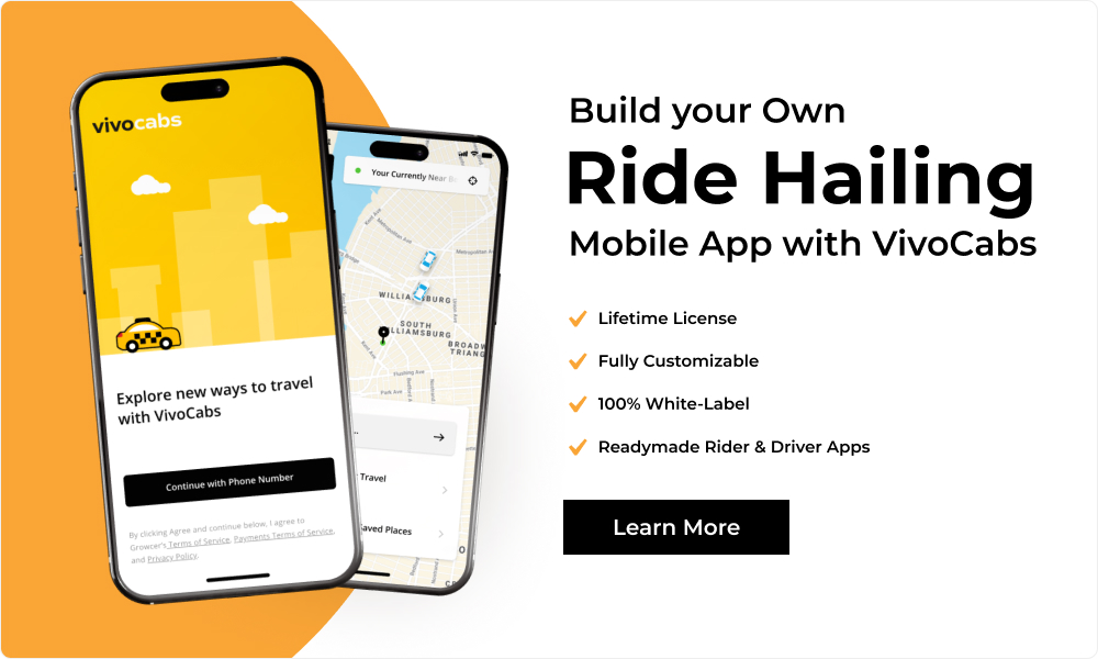 Build your own Ride Hailing App