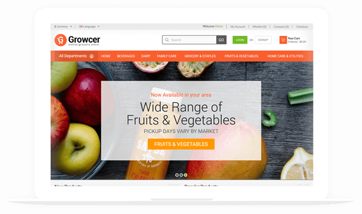 Grocer Screen Front End