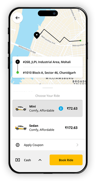 IOS taxi booking system