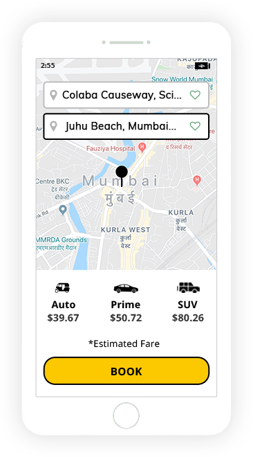 IOS taxi booking system